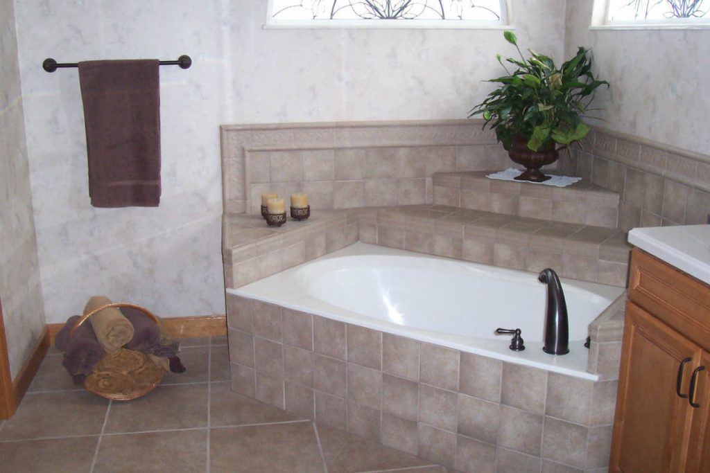 tile use in a bathroom remodel