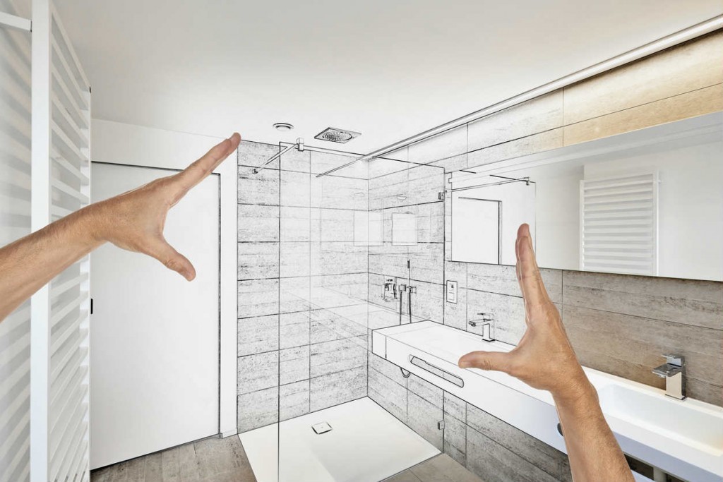 vision of bathroom remodel