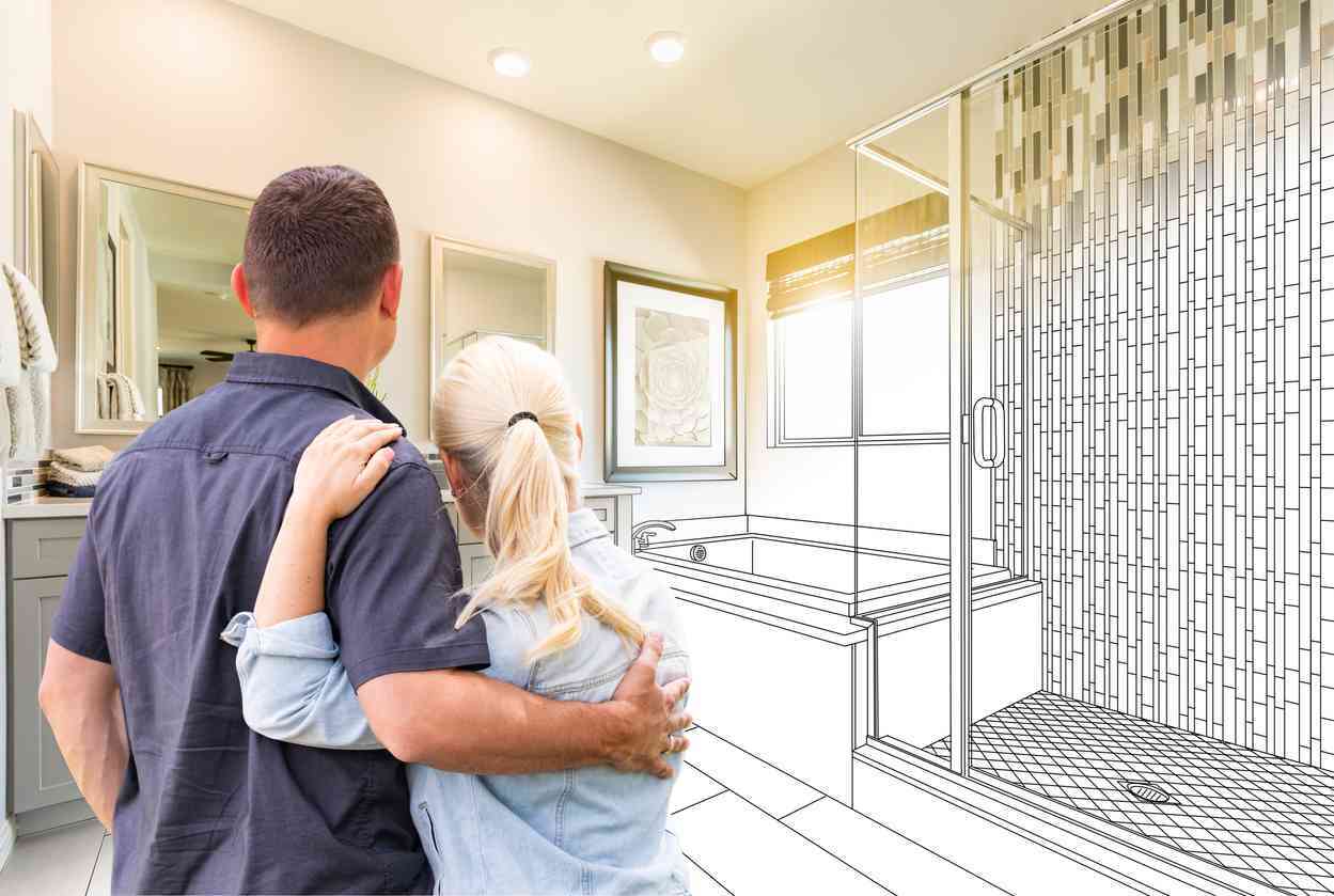 st. louis couple planning a bathroom remodel